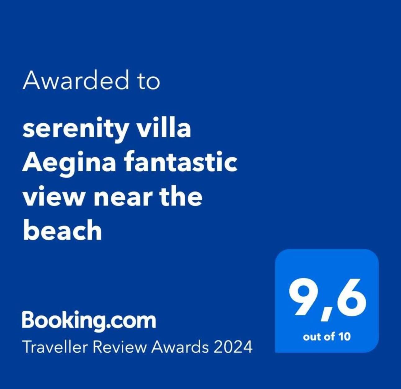 Serenity Villa Aegina Fantastic View Near The Beach Exterior photo