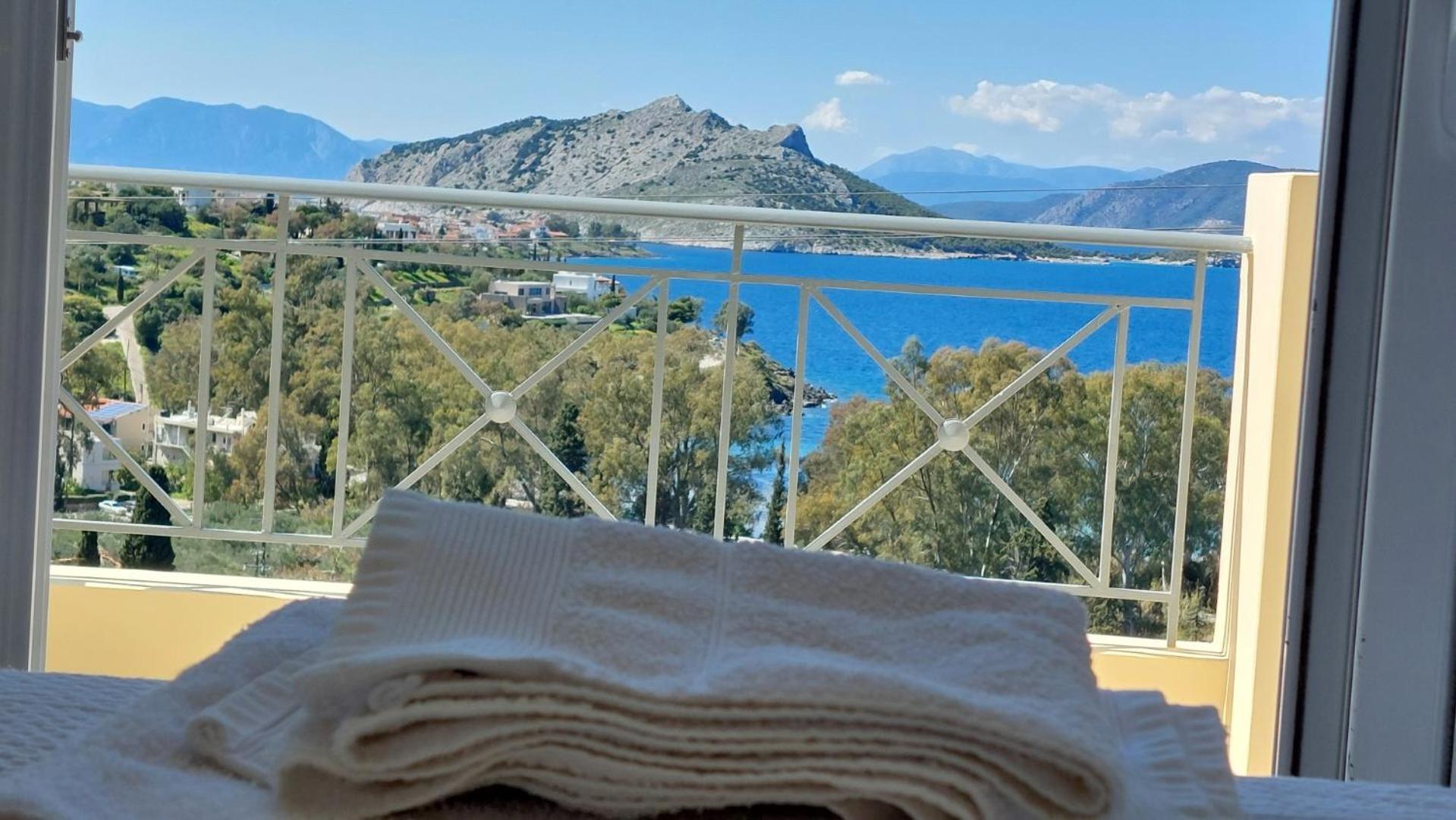 Serenity Villa Aegina Fantastic View Near The Beach Exterior photo